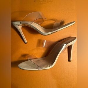 SHUTZ ( Elegant  Transparent Strap Heels ) size 7.5 💍💍💍💍💍💍💍💍💍💍💍💍💍💍💍💍💍💍💍💍